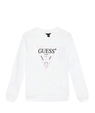 GUESS CORE KIDS Sweat-shirt avec imprim&eacute; logo triangulaire blanc pur - B&eacute;b&eacute; Sweat - 4