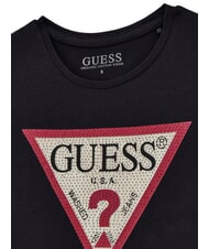 GUESS KIDS T-shirt &agrave; manches courtes avec strass jetbla - Tee-shirt enfant - 3