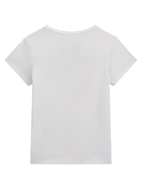 KIDS T-shirt &agrave; manches courtes avec strass blanc pur - Tee-shirt enfant