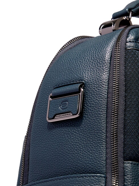 MODUS SPECIALE Sac &agrave; dos pour ordinateur portable 14 pouces, en cuir bleu - Sacs &agrave; dos pour ordinateur portable