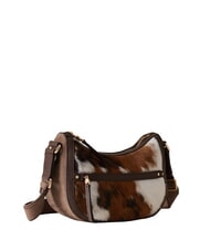 BORBONESE LUNA sac bandouli&egrave;re naturel/cendre/cacao - Sacs pour Femme - 2