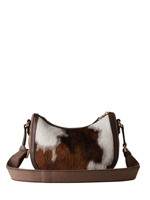 LUNA sac bandouli&egrave;re naturel/cendre/cacao - Sacs pour Femme