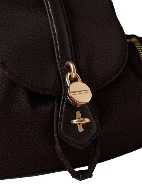 POCHE Sac bandouli&egrave;re, avec bandouli&egrave;re chocolat - Sacs pour Femme