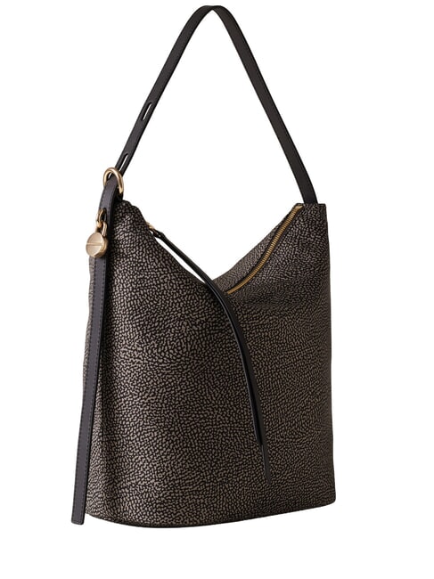 PRIVE Sac bandouli&egrave;re vertical goudron - Sacs pour Femme