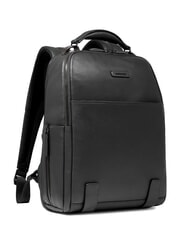 PIQUADRO MODUS SPECIALE Sac &agrave; dos pour ordinateur portable 14 pouces, en cuir Noir - Sacs &agrave; dos pour ordinateur portable - 2