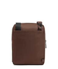 PIQUADRO WOLLEM Sac iPad mini en tissu et cuir MARRON - Sacs en Bandouli&egrave;res pour Homme - 3