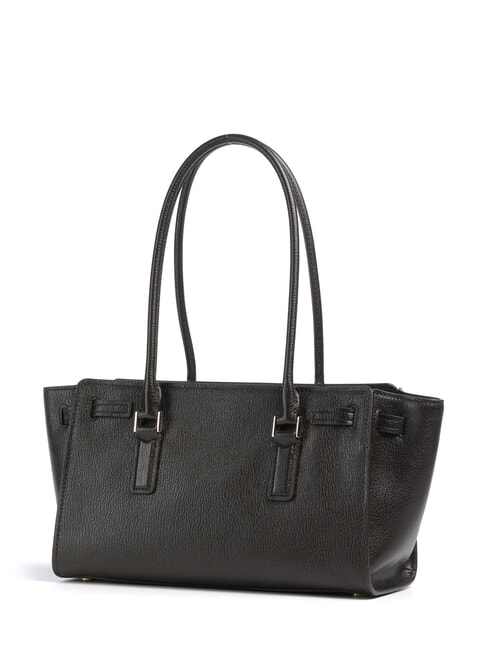 HAMILTON MODERNE sac bandouli&egrave;re en cuir chocolat - Sacs pour Femme