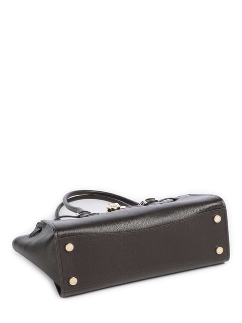 HAMILTON MODERNE sac bandouli&egrave;re en cuir chocolat - Sacs pour Femme