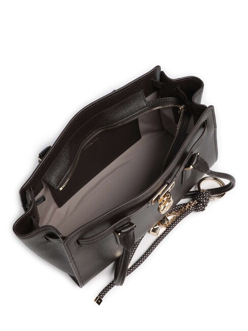 HAMILTON MODERNE sac bandouli&egrave;re en cuir chocolat - Sacs pour Femme