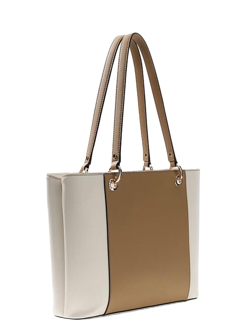 NOELLE 2  Sac &agrave; bandouli&egrave;re blanc cass&eacute;/beige - Sacs pour Femme
