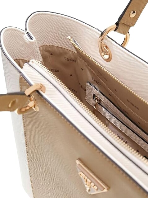 NOELLE 2  Sac &agrave; bandouli&egrave;re blanc cass&eacute;/beige - Sacs pour Femme