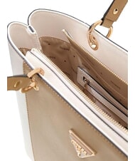 GUESS NOELLE 2  Sac &agrave; bandouli&egrave;re blanc cass&eacute;/beige - Sacs pour Femme - 3