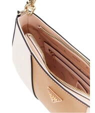 GUESS NOELLE 2 Sac &agrave; bandouli&egrave;re blanc cass&eacute;/beige - Sacs pour Femme - 4