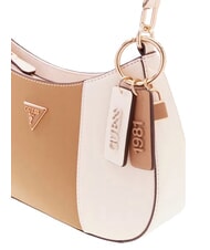 GUESS NOELLE 2 Sac &agrave; bandouli&egrave;re blanc cass&eacute;/beige - Sacs pour Femme - 5