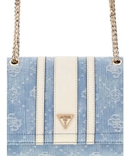 GUESS NOELLE 2 sac bandouli&egrave;re logo denim - Sacs pour Femme - 6