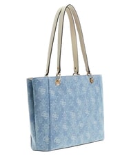 GUESS NOELLE 2 Sac cabas &agrave; double anse logo denim - Sacs pour Femme - 3