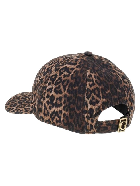 PRINTED GABARDINE casquette de baseball brun &agrave; plusieurs - Bonnets