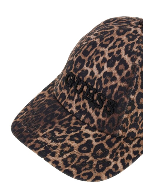 PRINTED GABARDINE casquette de baseball brun &agrave; plusieurs - Bonnets