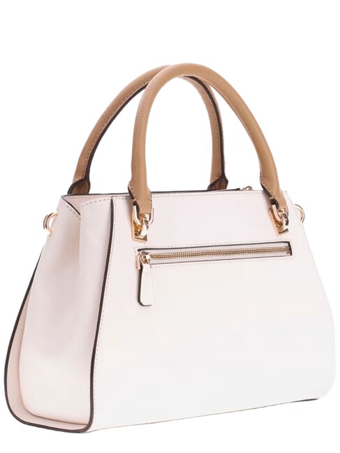 NOELLE 2  Mini sac &agrave; main, avec bandouli&egrave;re blanc cass&eacute;/beige - Sacs pour Femme