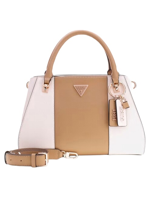 NOELLE 2  Mini sac &agrave; main, avec bandouli&egrave;re blanc cass&eacute;/beige - Sacs pour Femme