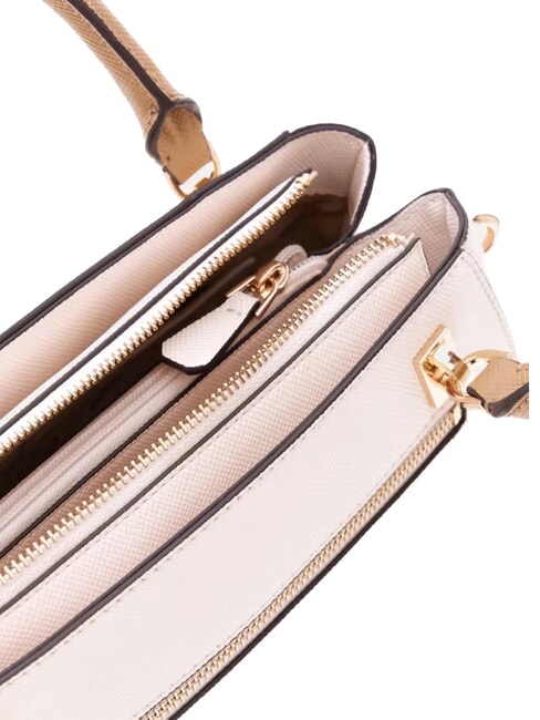 NOELLE 2  Mini sac &agrave; main, avec bandouli&egrave;re blanc cass&eacute;/beige - Sacs pour Femme