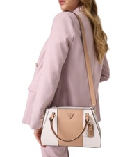 GUESS NOELLE 2  Mini sac &agrave; main, avec bandouli&egrave;re blanc cass&eacute;/beige - Sacs pour Femme - 7