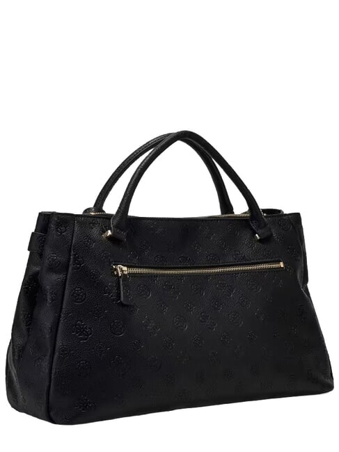 ELLA Sac &agrave; main avec bandouli&egrave;re logo noir - Sacs pour Femme