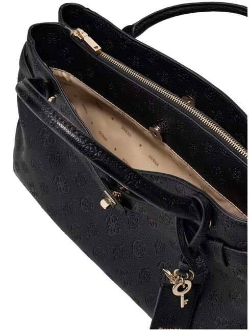ELLA Sac &agrave; main avec bandouli&egrave;re logo noir - Sacs pour Femme