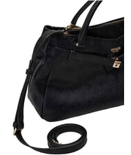 GUESS ELLA Sac &agrave; main avec bandouli&egrave;re logo noir - Sacs pour Femme - 5