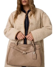 GUESS ELLA Sac &agrave; main avec bandouli&egrave;re logo beige - Sacs pour Femme - 2