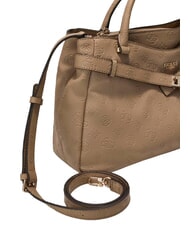 GUESS ELLA Sac &agrave; main avec bandouli&egrave;re logo beige - Sacs pour Femme - 5