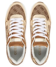 GUESS MOXEA19 Baskets beige/platine - Chaussures Femme - 5