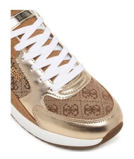GUESS MOXEA19 Baskets beige/platine - Chaussures Femme - 6