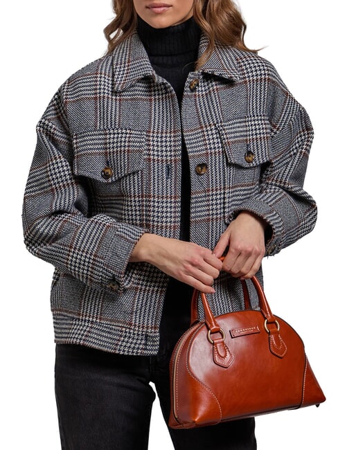MAGDA Sac &agrave; main avec bandouli&egrave;re safran/or - Sacs pour Femme