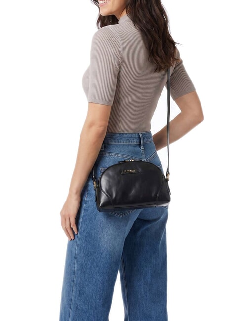 MAGDA sac bandouli&egrave;re black Gold - Sacs pour Femme