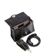 THE BRIDGE IRENE Sac bandouli&egrave;re en cuir black Gold - Sacs pour Femme - 4