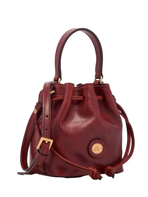 STORY  sac seau en cuir Barolo/Or - Sacs pour Femme