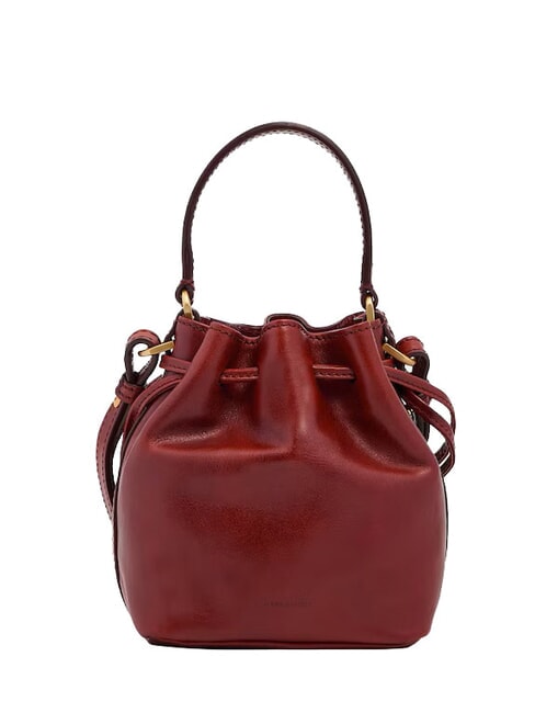 STORY  sac seau en cuir Barolo/Or - Sacs pour Femme
