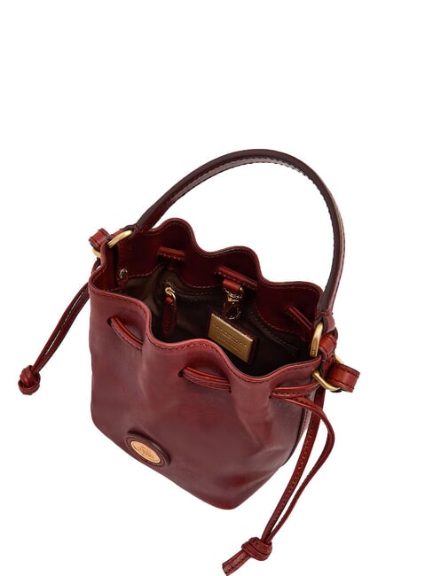 STORY  sac seau en cuir Barolo/Or - Sacs pour Femme