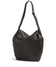 THE BRIDGE MARISA Sac bandouli&egrave;re en cuir moka &agrave; l'or - Sacs pour Femme - 3