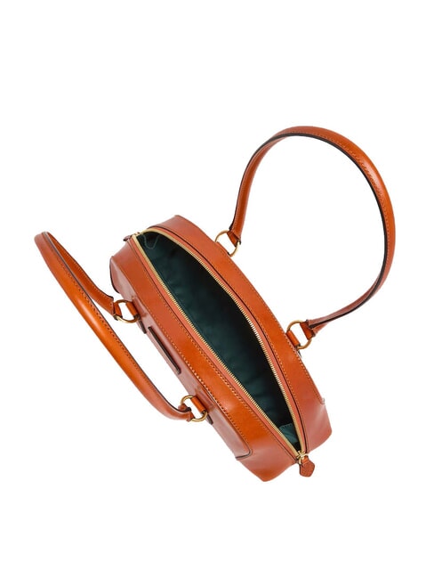 MAGDA Sac bandouli&egrave;re en cuir safran/or - Sacs pour Femme