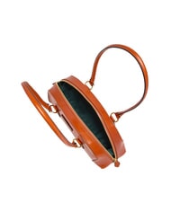 THE BRIDGE MAGDA Sac bandouli&egrave;re en cuir safran/or - Sacs pour Femme - 5