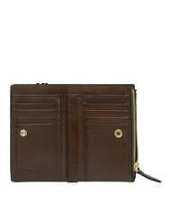 THE BRIDGE LUCREZIA  Pochette en cuir moka &agrave; l'or - Portefeuilles Femme - 2