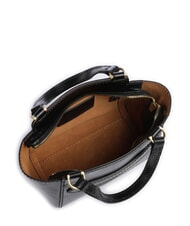 THE BRIDGE LUCREZIA Sac &agrave; main en cuir avec bandouli&egrave;re black Gold - Sacs pour Femme - 3