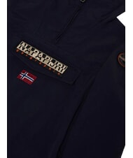 NAPAPIJRI K RAINFOREST SUM 4 Coupe-vent &agrave; capuche et poche avant blu marine - B&eacute;b&eacute; Vestes - 4