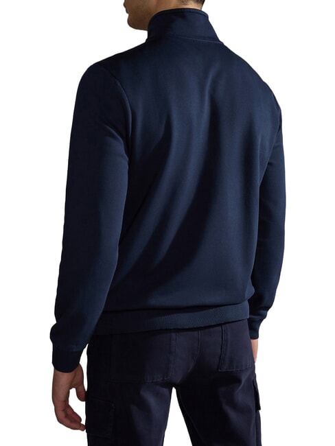 BALIS FZ Sweat-shirt &agrave; col montant zipp&eacute; blu marine - Pulls molletonn&eacute;s