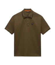 NAPAPIJRI E-BADGE SS 1 polo &agrave; manches courtes olive fonc&eacute; - chemise polo - 4