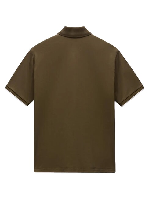 E-BADGE SS 1 polo &agrave; manches courtes olive fonc&eacute; - chemise polo