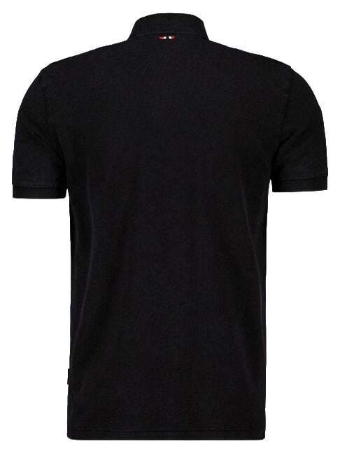 ELBAS 4 Polo en coton &agrave; manches courtes noir 041 - chemise polo