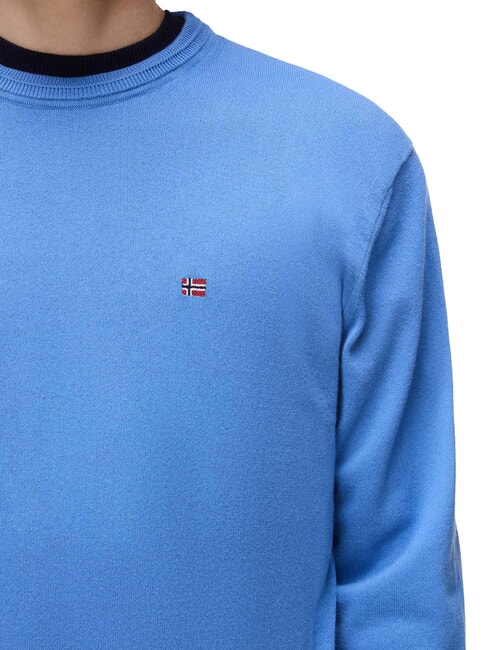 DECATUR 2.0 C pull &agrave; col rond jaspe - Pulls pour hommes